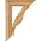 Ekena Millwork Funston Traditional Rough Sawn Bracket, Western Red Cedar, 6"W x 30"D x 42"H BKT06X30X42FST01RWR - alternate 2